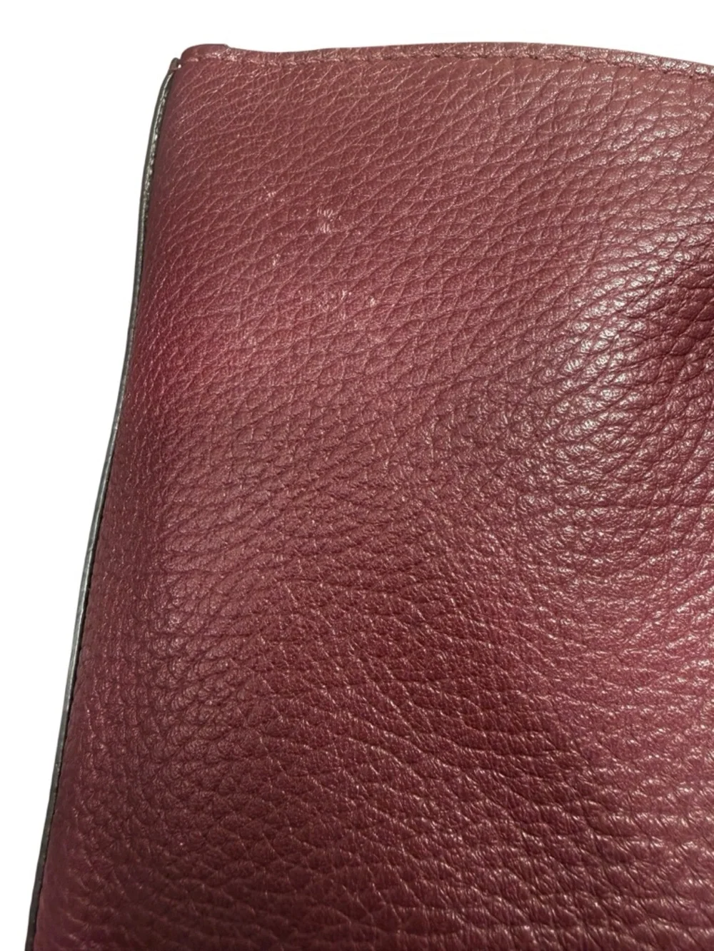 Kate Spade Polly Cherrywood Pebbled Leather Large Tote EUC